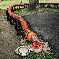 Camco 39736, RhinoFlex Clear RV Sewer Hose Elbow with 4-in-1 Adapter | Features a 360-Degree Fitting Rotation and Built-in