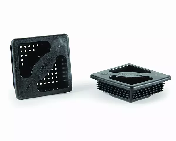 Camco No Insect RV Bumper Cap | Features Vent Holes | Squeeze Grip for Easy Installation and Removal | Durable Construction