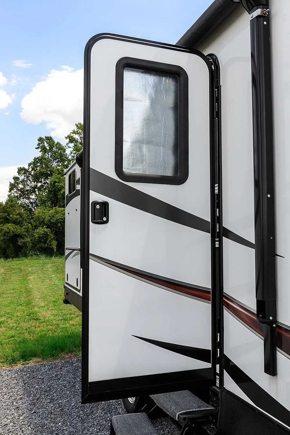CAMCO RV Door Window Light Blocking Shade