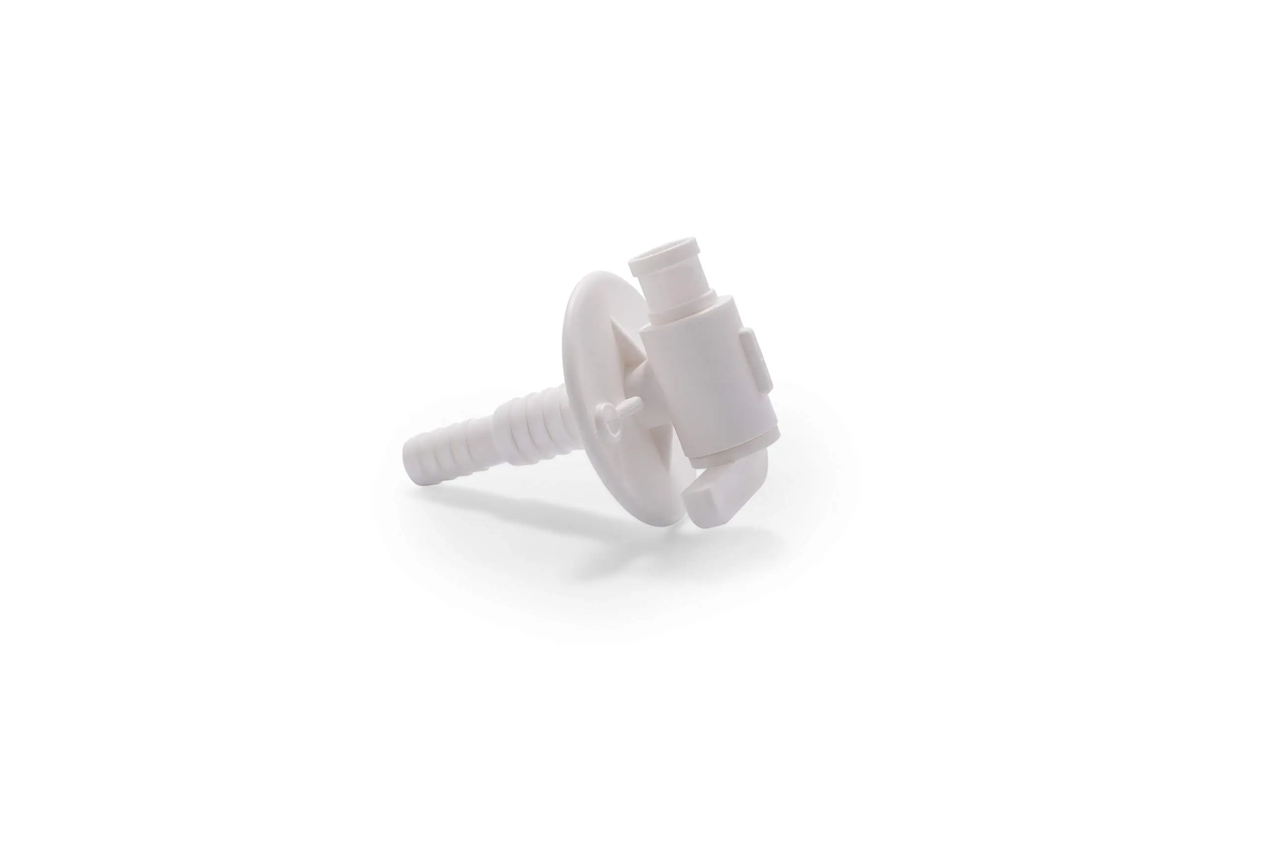 Camco RV Water Tank Drain Valve 22223 — Flanged Plastic 3/4"