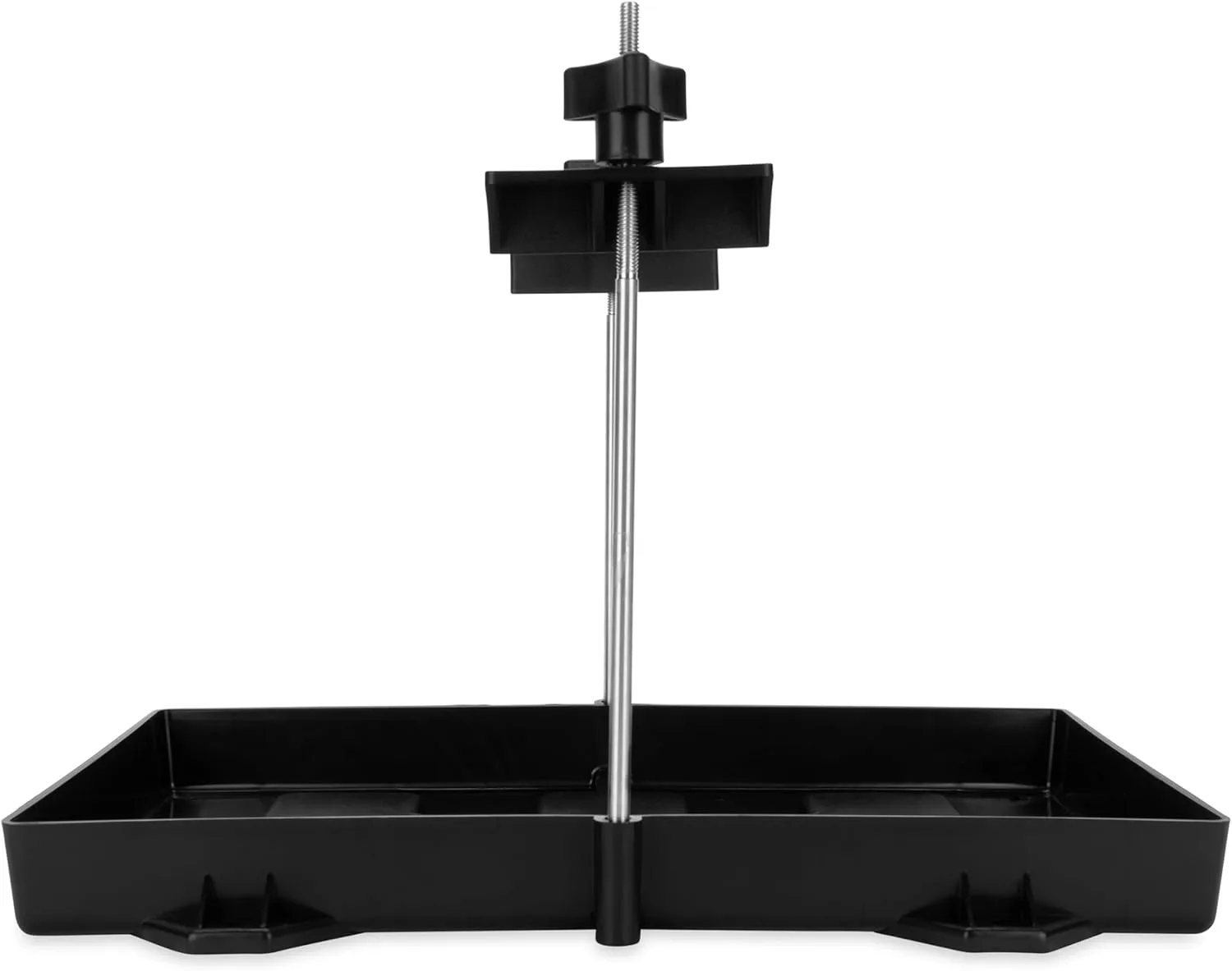 Camco RV Large Battery Hold-Down Tray - Holds Automotive, RV, and Marine Batteries to Stop Movement During Transportation (55404) black 1 Count (Pack of 1)