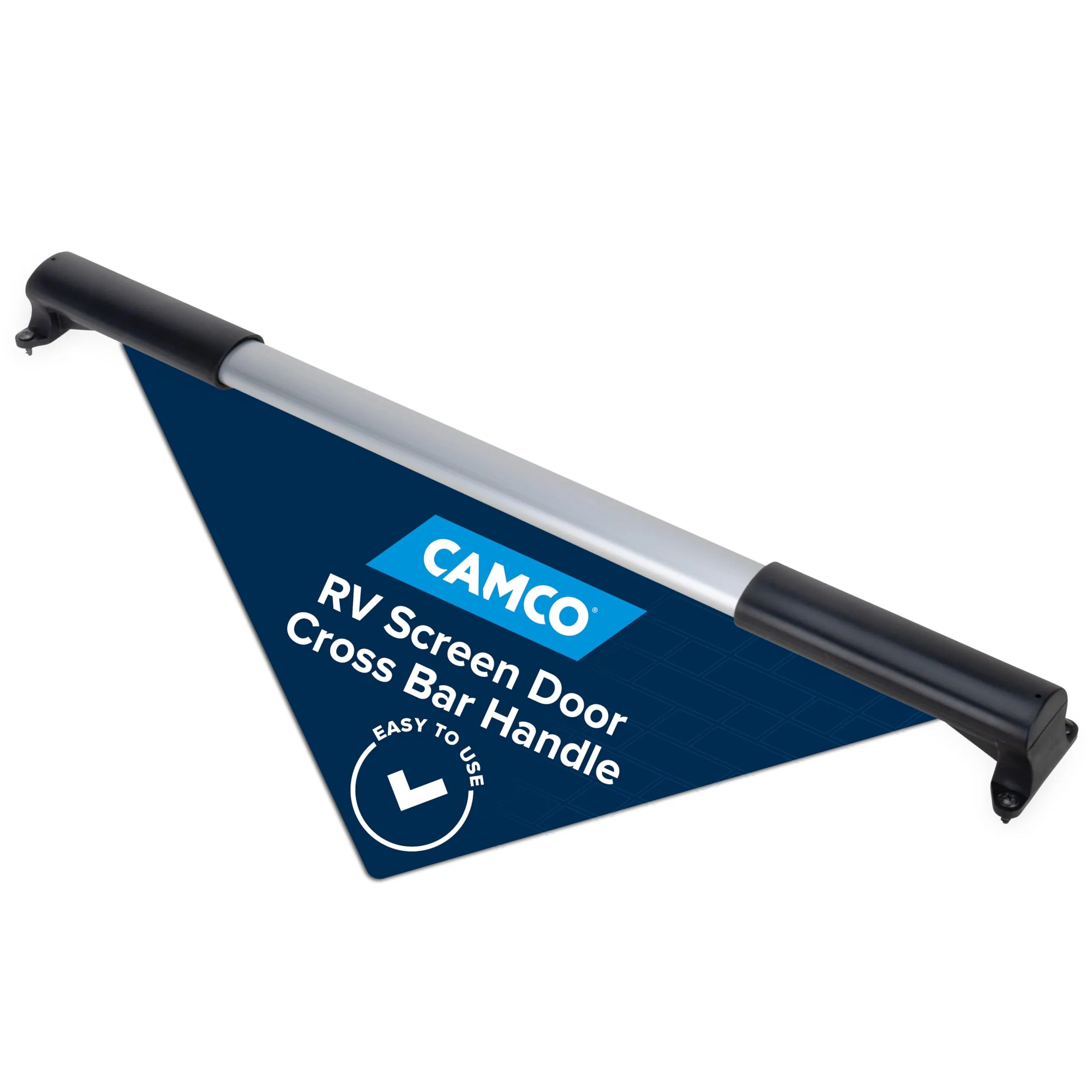 Camco RV Screen Door Cross Bar Handle, Adjustable 21-5/8–28-5/8 in