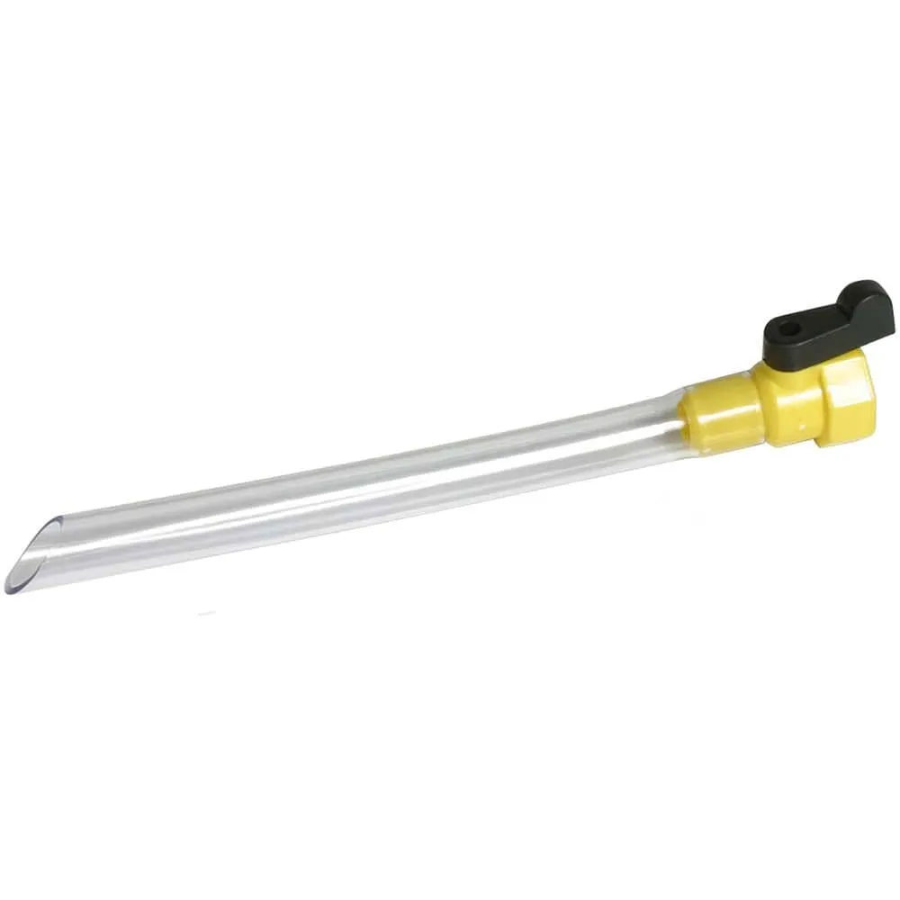Camco RV Water Tank Filler with Shutoff Valve, 5/8" Tube (40003)