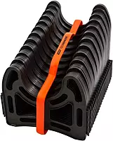 Camco Sidewinder 20-Ft Camper / RV Sewer Hose Support | Telescoping Design Flexes Around Obstacles & Deep Cradles Hold Sewer