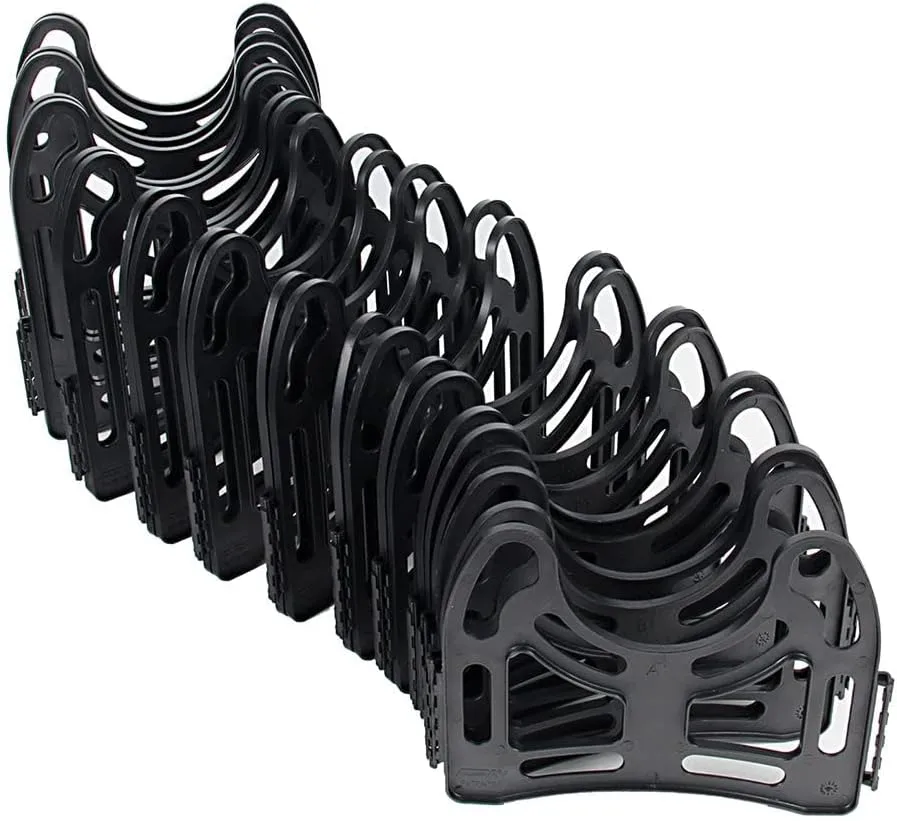 Camco Sidewinder 20-Ft Camper / RV Sewer Hose Support | Telescoping Design Flexes Around Obstacles & Deep Cradles Hold Sewer