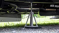 Camco Stabilizer Jack Flex Pads - Helps Prevent Jacks and Stabilizer from Sinking into The Ground -Can Be Used on Uneven