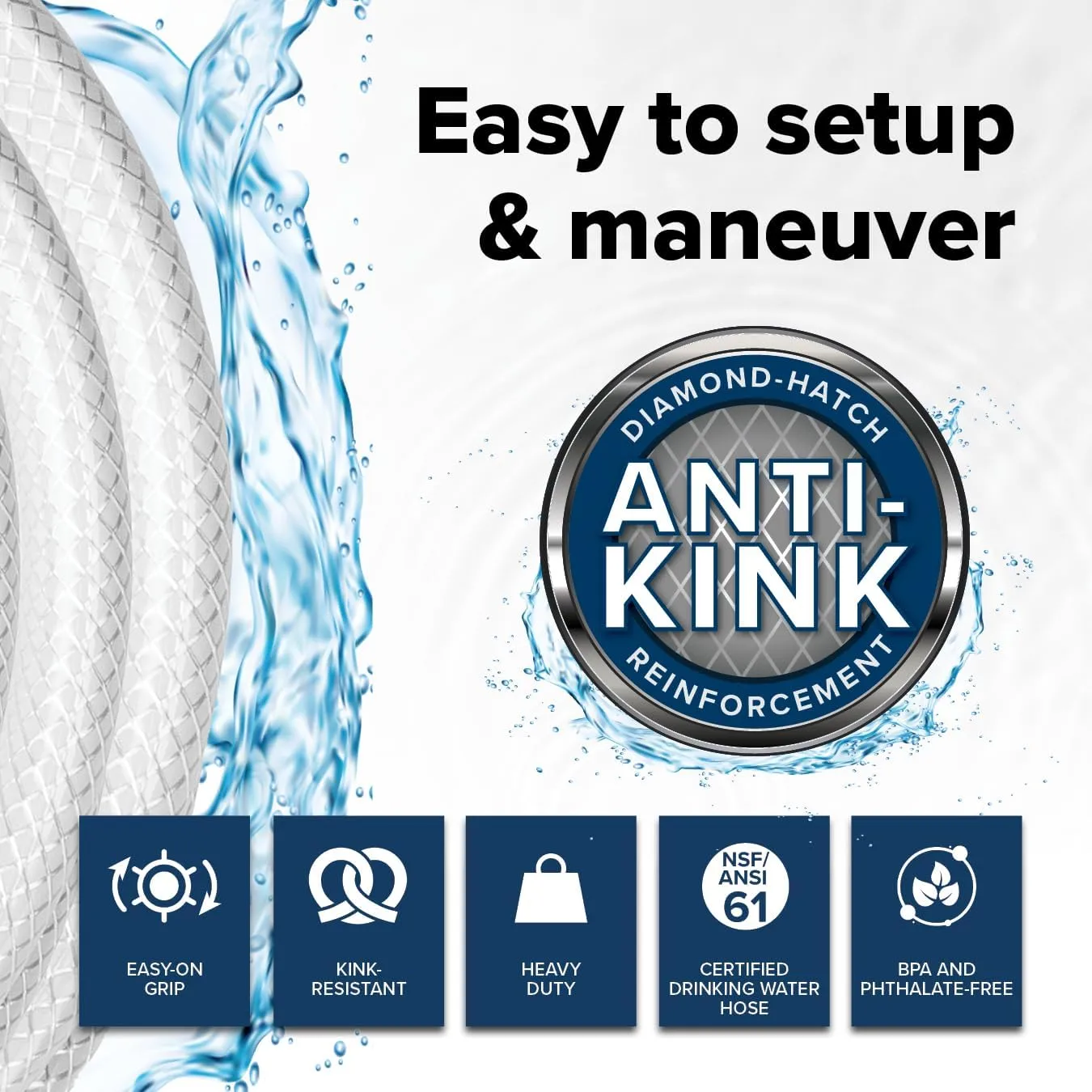 Camco TastePURE Drinking Water Hose - RV & Marine
