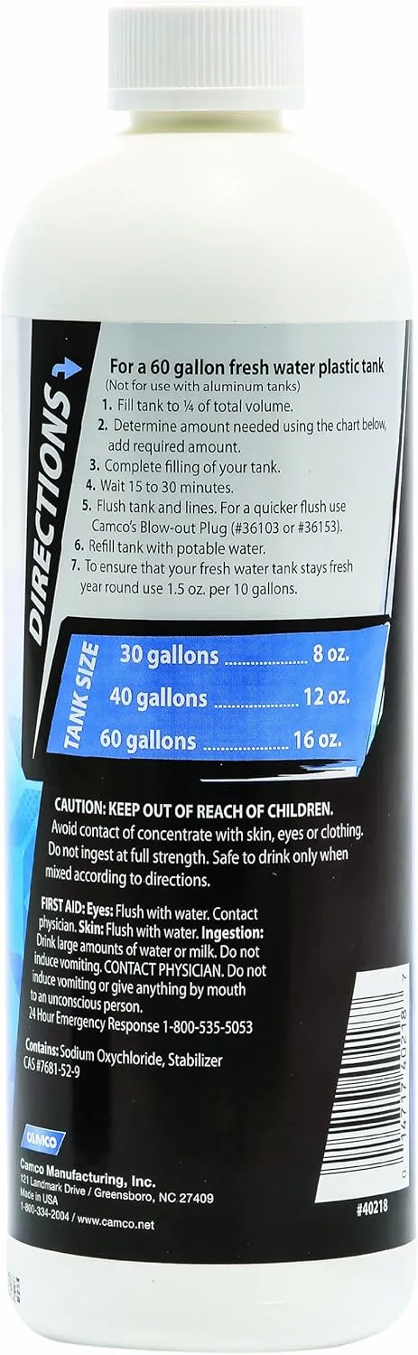 Camco TastePURE Dewinterizer 16 oz. (40218)