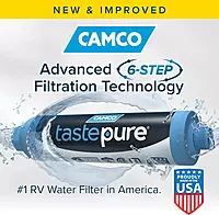 Camco TastePURE RV/Marine Inline Water Filters & Pre-Filter