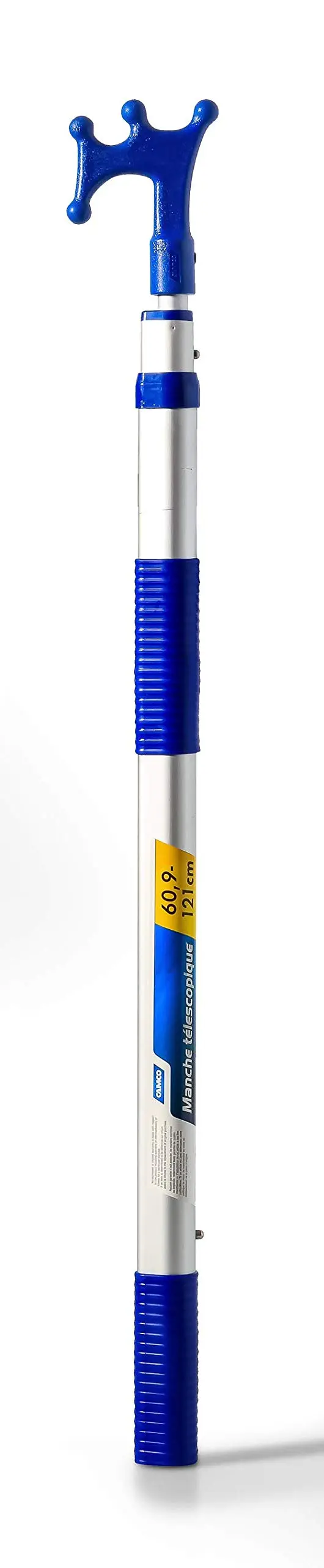 Camco Telescoping Handle With Boat Hook, 5-9ft, Handle Can Be Used With Multiple Accessories 5'-9' Handle w/ Boat Hook