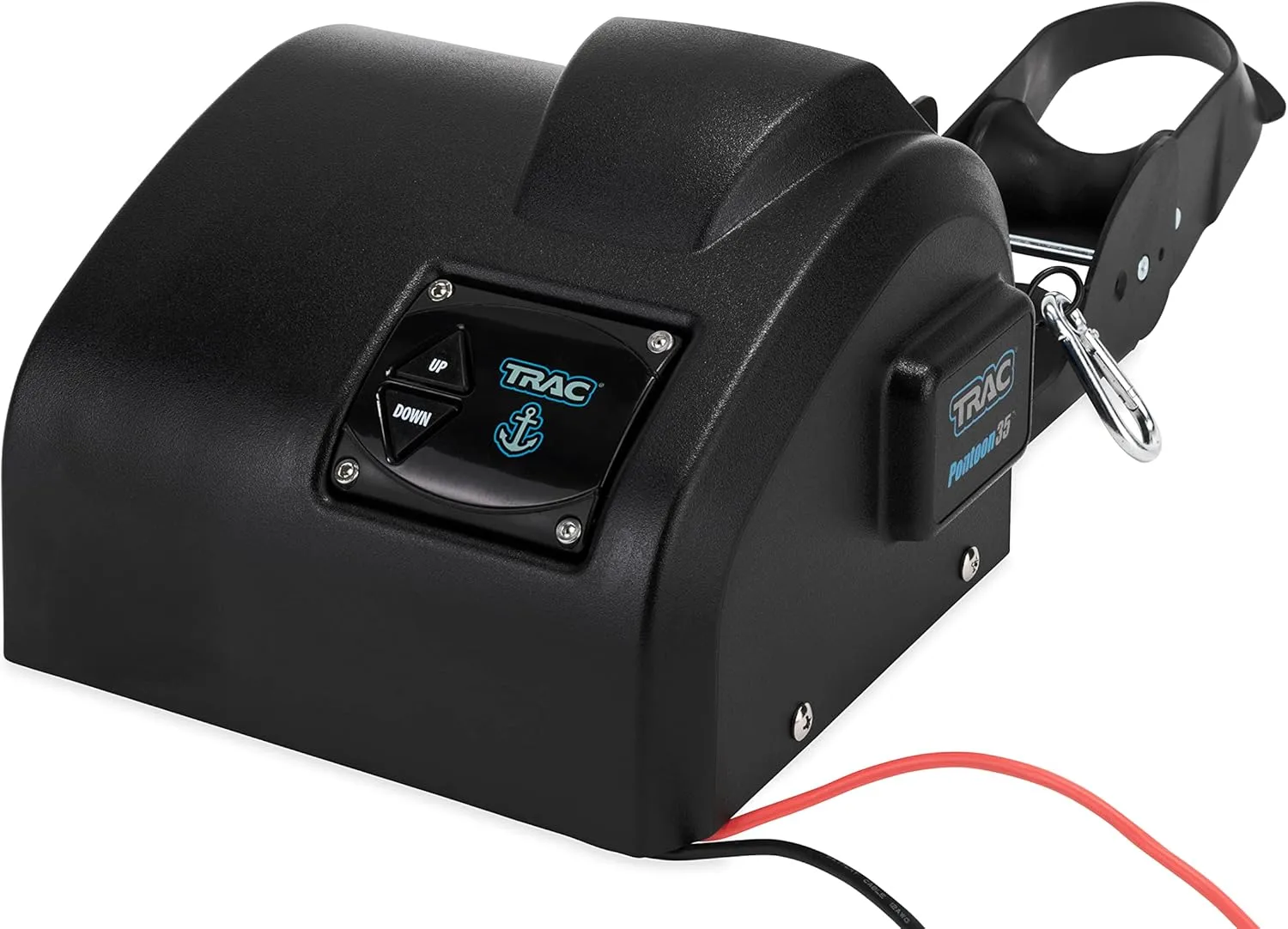 Camco TRAC Outdoors Pontoon 35-G3 Electric Anchor Winch | Features a High-Efficiency, 12-Volt DC