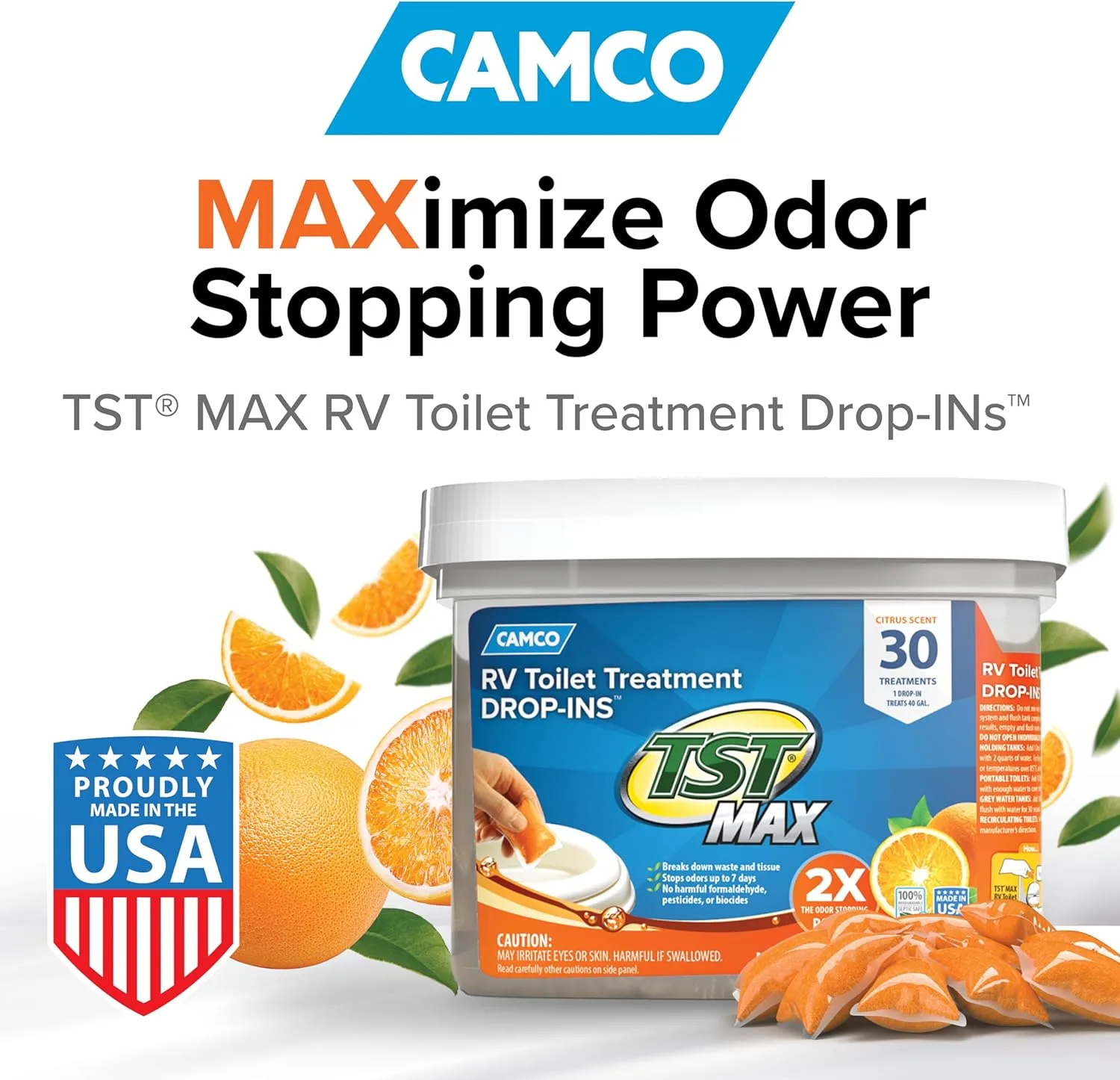 Camco TST RV Toilet Treatment Drop-Ins