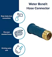 Camco Water Bandit | Features a Highly Flexible Silicone-Polymer Sleeve & ABS Male Water Hose Connection | Works