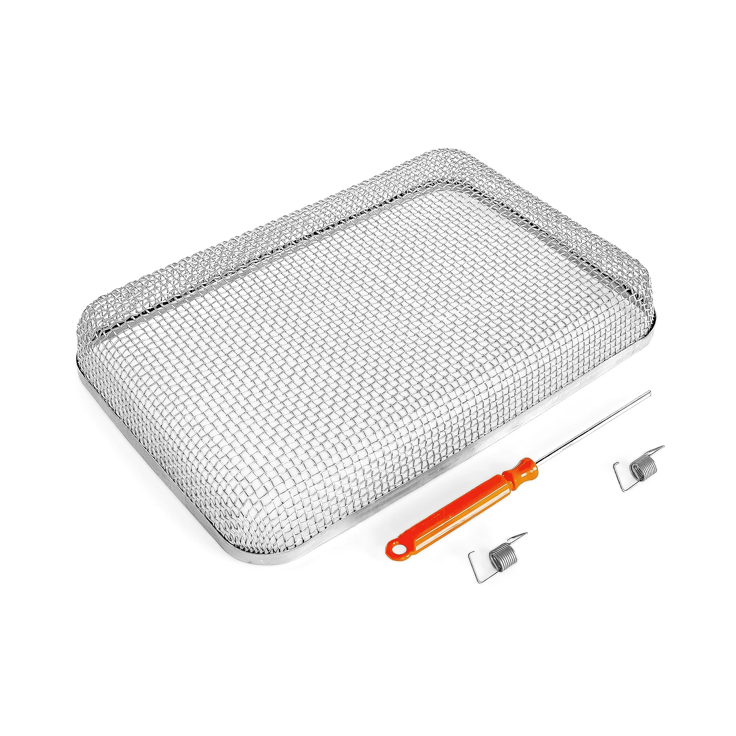 Camco Flying Insect Screen WH 500 (42145) – Stainless Steel Mesh, 6 x 8.5 x 1.3 in, White