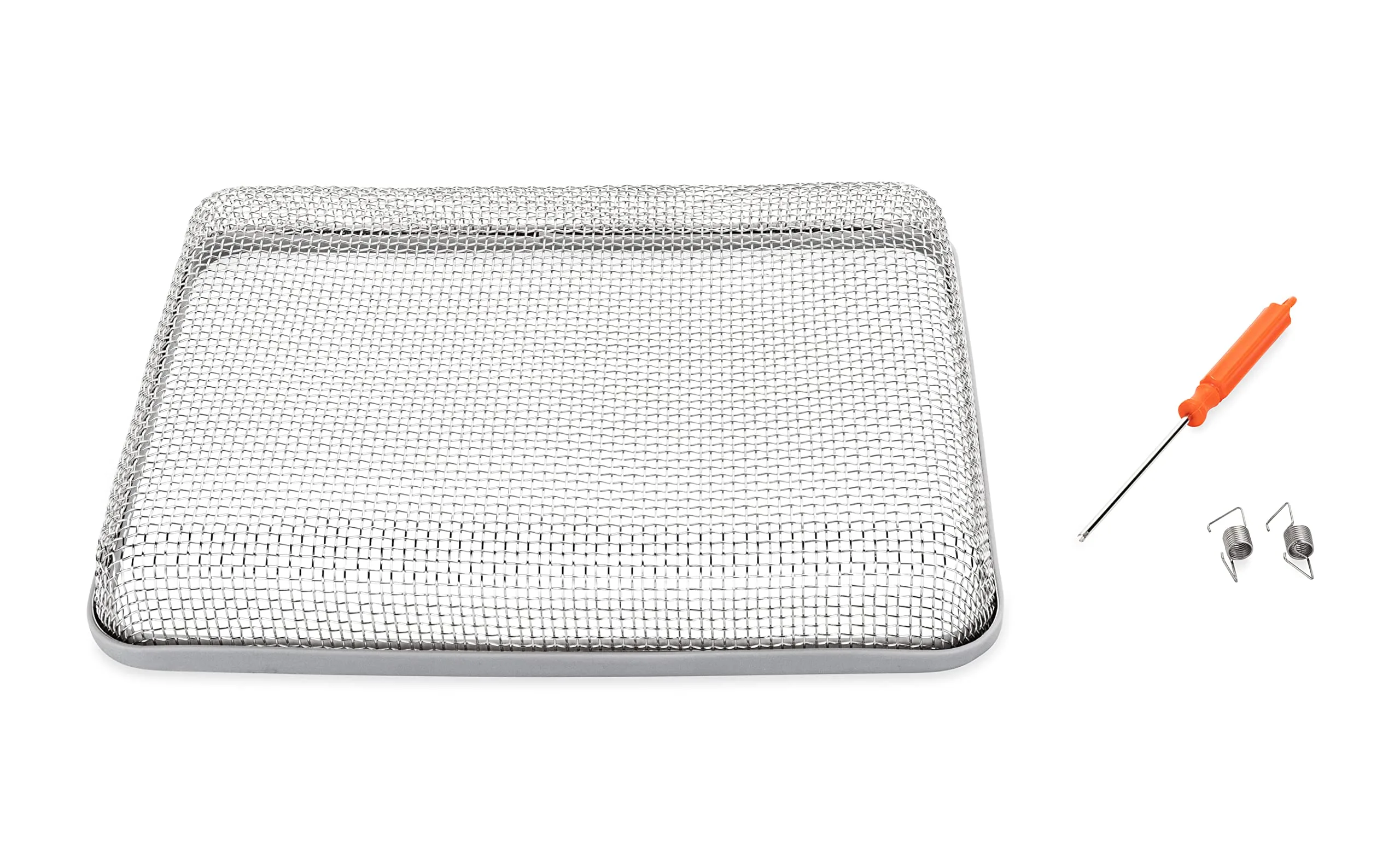 Camco Flying Insect Screen with Installation Tool - WH 600, Stainless Steel Mesh, Fits Suburban 10/12/16 gal (42146)