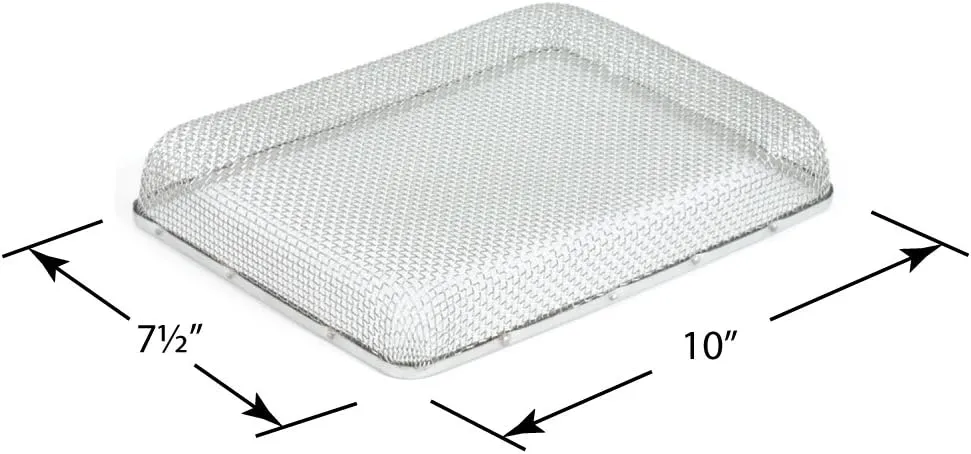 Camco Flying Insect Screen with Installation Tool - WH 600, Stainless Steel Mesh, Fits Suburban 10/12/16 gal (42146)