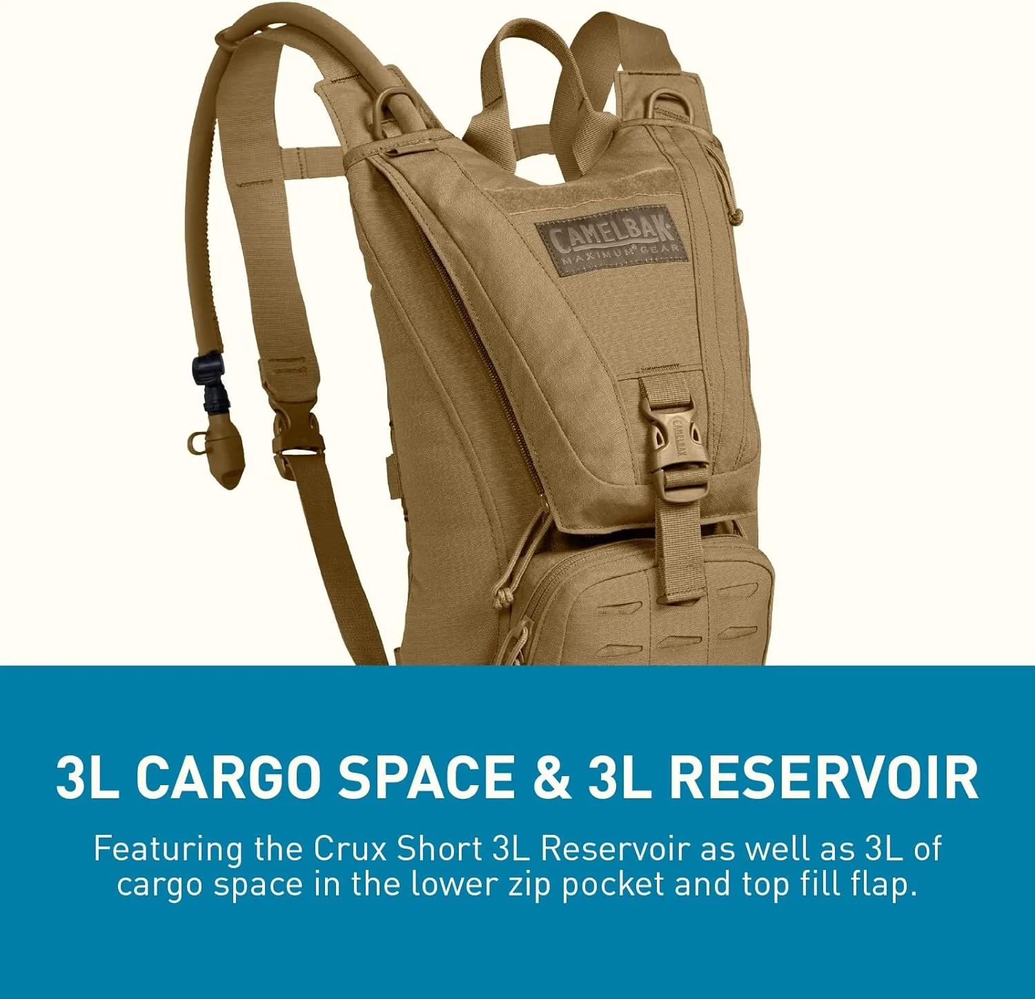 CamelBak Ambush Tactical Hydration Backpack with Mil Spec Crux Reservoir - MOLLE