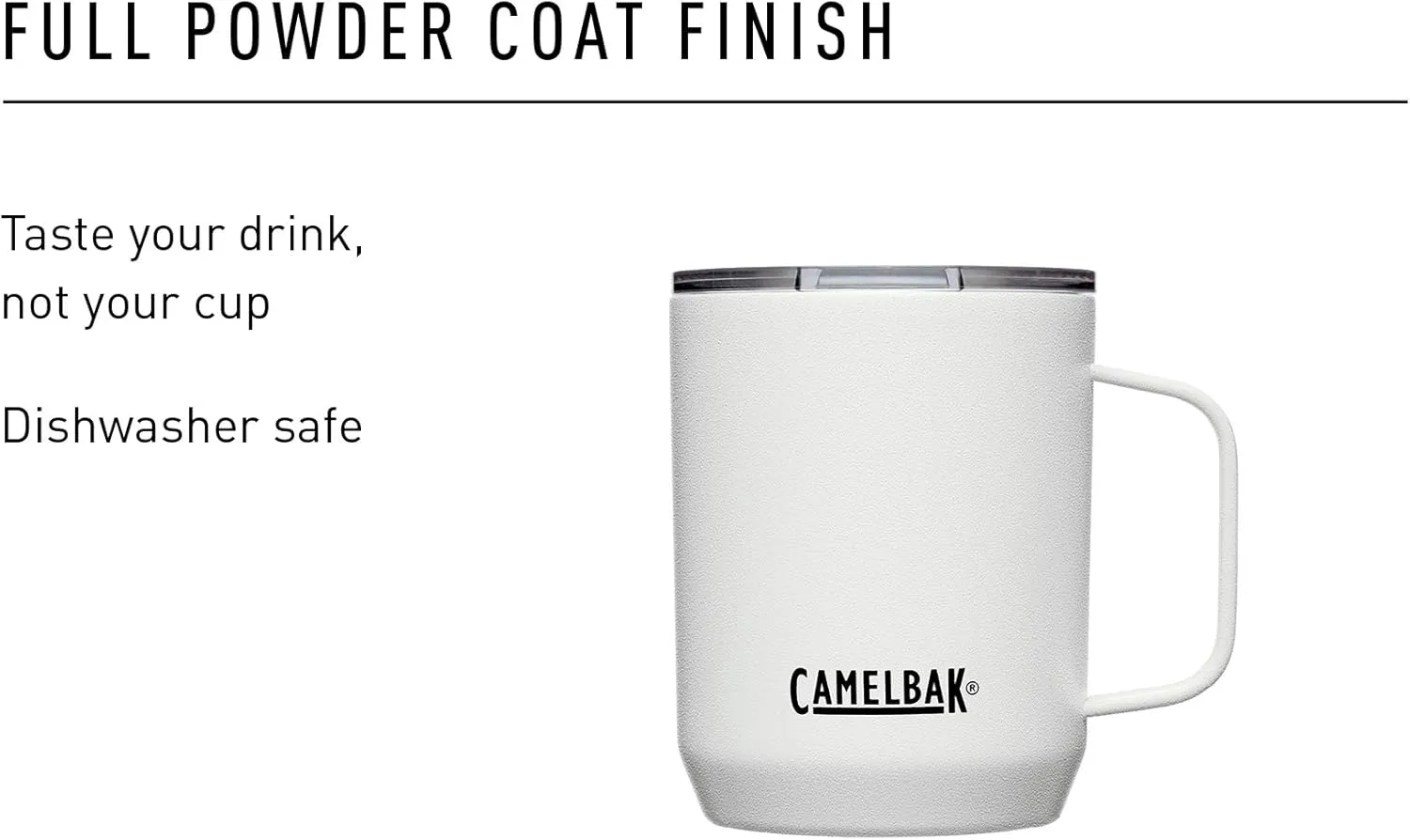 CAMELBAK Horizon Camp Mug - Insulated Stainless Steel - Tri-Mode Lid