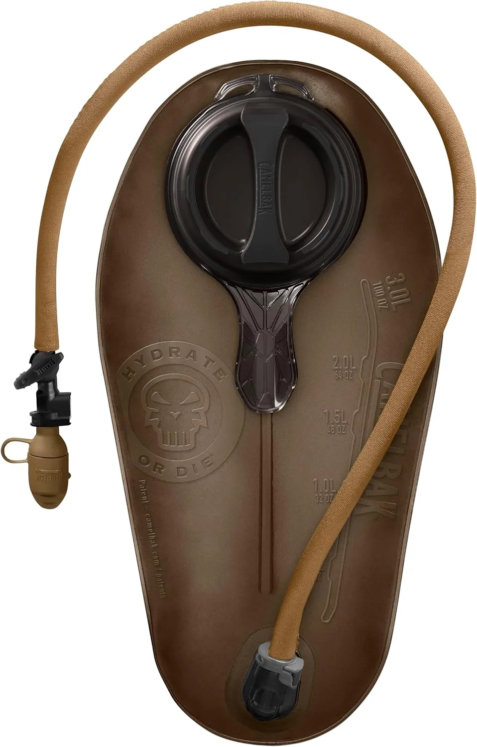 CamelBak - Mil-Spec Crux 100 oz/3.0L Long Accessory Reservoir (1944001003), Brown HYDRATION,PACK