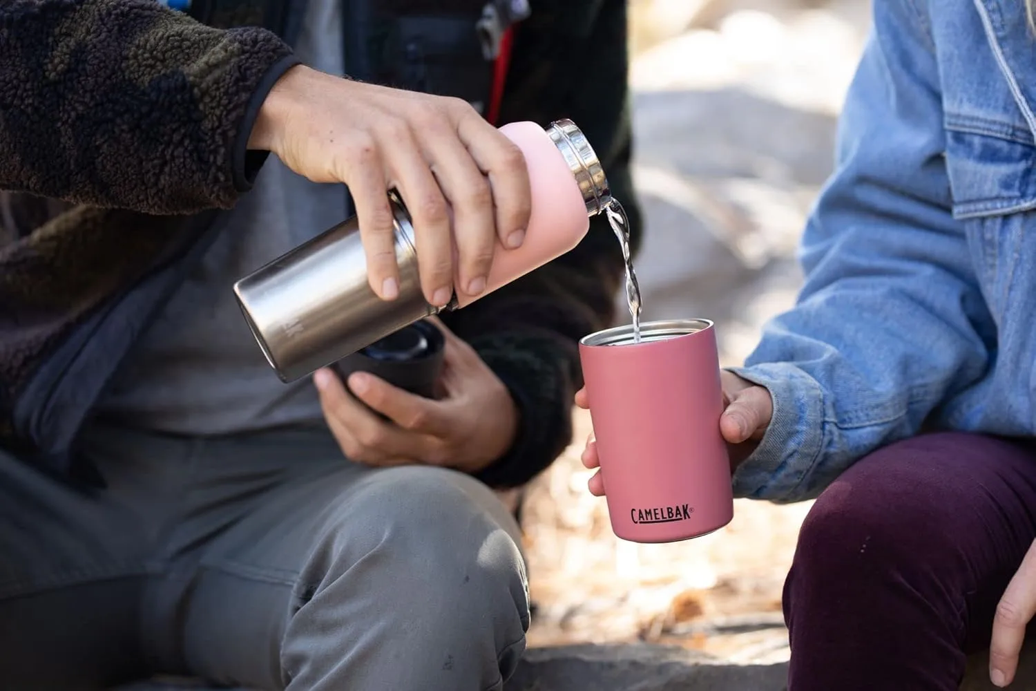 CamelBak MultiBev Insulated Stainless Steel Water Bottle & Travel Cup 17 oz