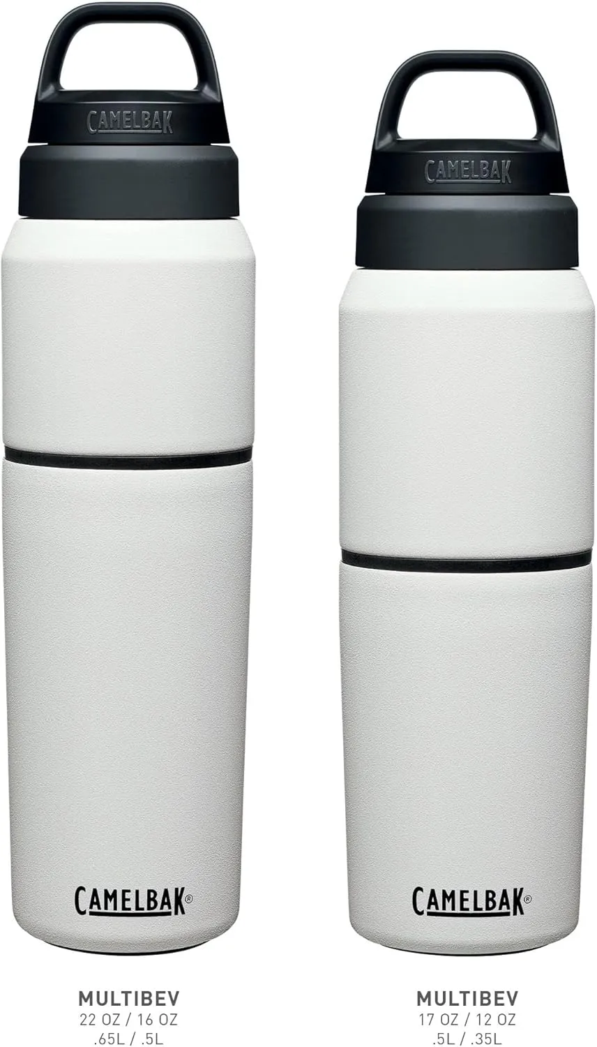 CamelBak MultiBev Insulated Stainless Steel Water Bottle & Travel Cup 17 oz