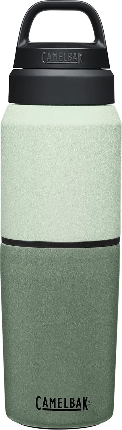 CamelBak MultiBev Insulated Stainless Steel Water Bottle & Travel Cup 17 oz