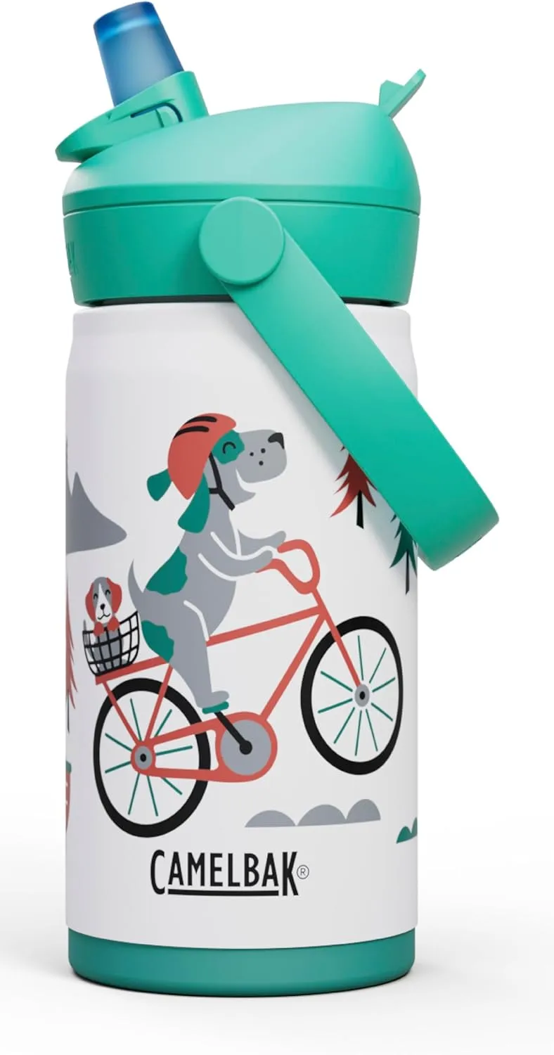 CAMELBAK Thrive Flip Straw Kids Stainless Steel Water Bottle