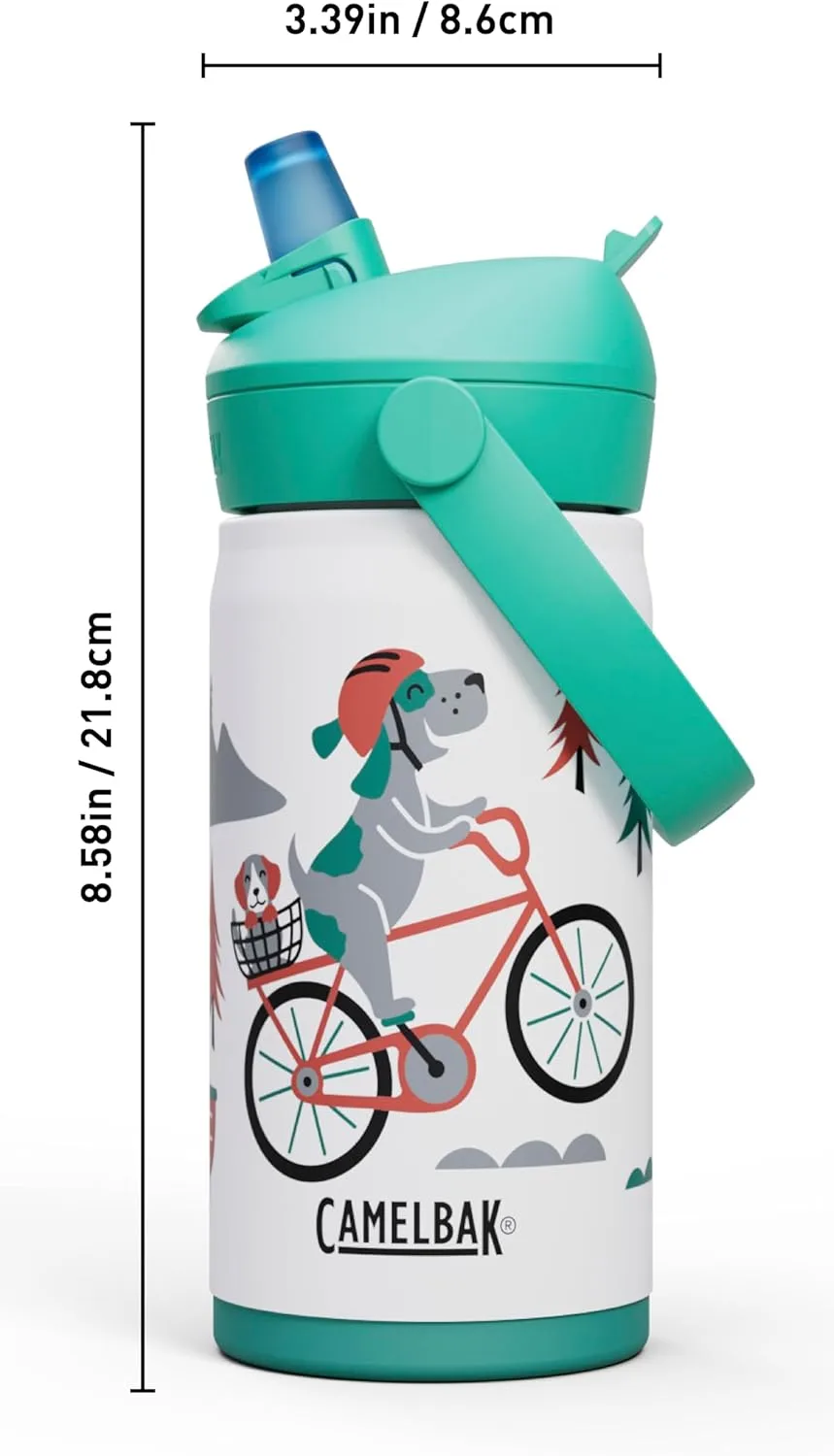 CAMELBAK Thrive Flip Straw Kids Stainless Steel Water Bottle