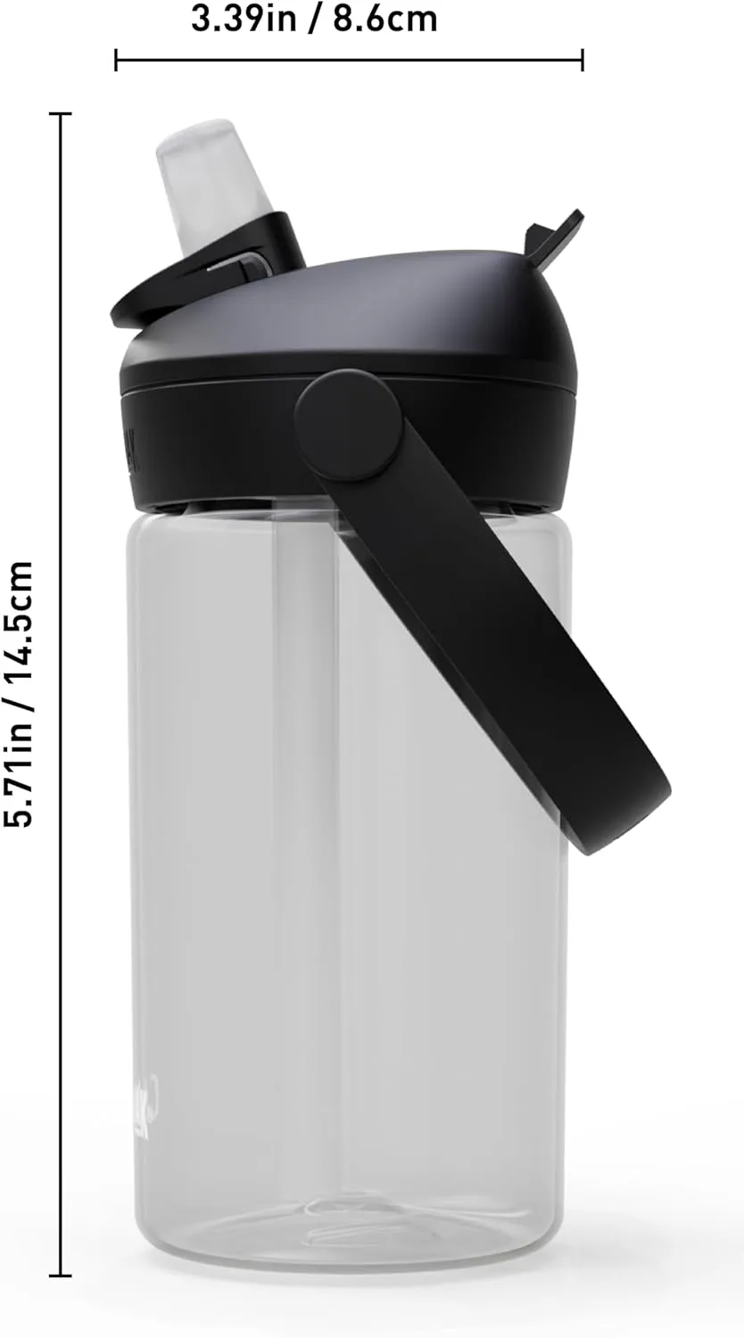 CAMELBAK Thrive Flip Straw Kids Bite Valve Water Bottle 14oz Tritan Renew
