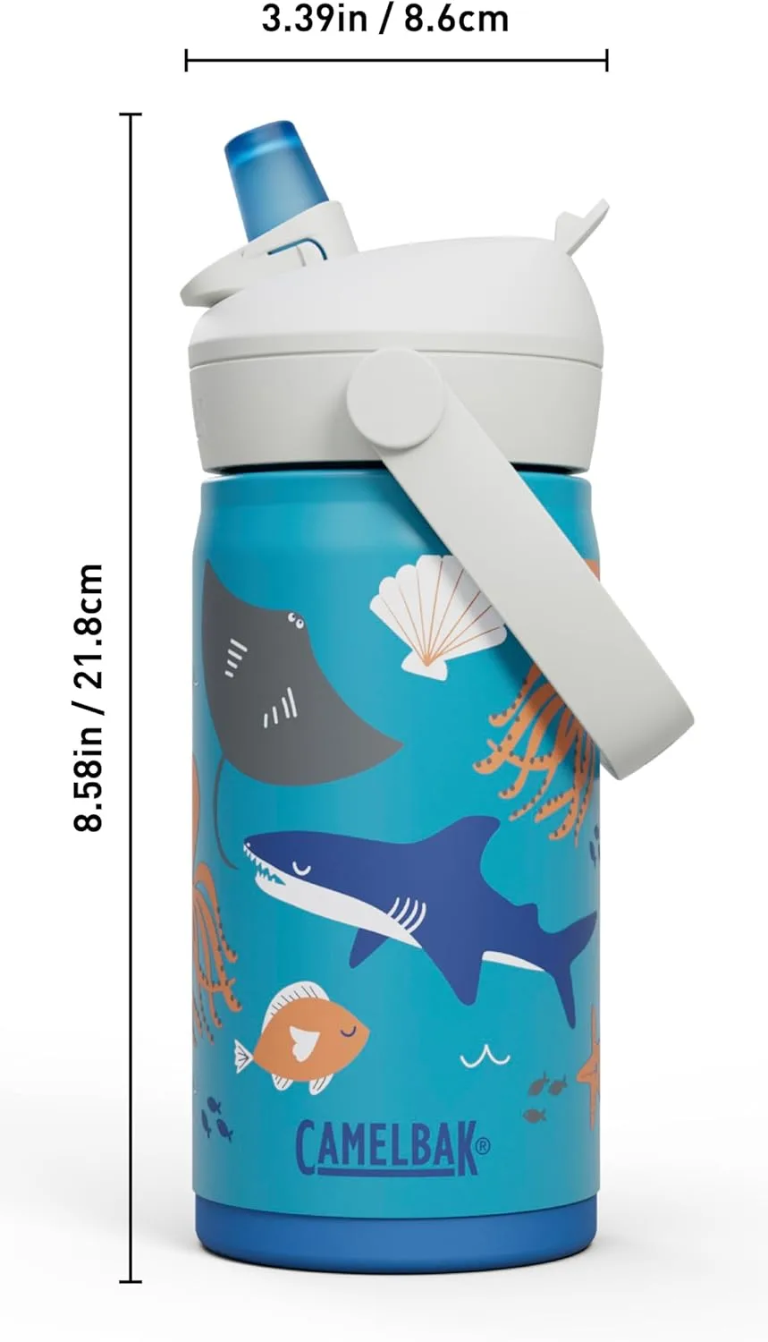 CAMELBAK Thrive Flip Straw Kids Stainless Steel Water Bottle