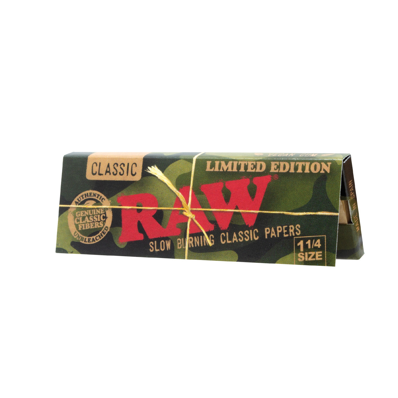 RAW® - Camo Rolling Papers 1¼ (50ct) - Limited Edition - Display of 24 RAW® - Camo Rolling Papers 1¼ (50ct) - Limited Edition - Display of 24