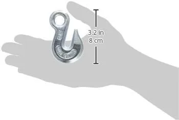 Campbell 1/4 inch Eye Grab Hook Grade 43 Z/P (T9001424)