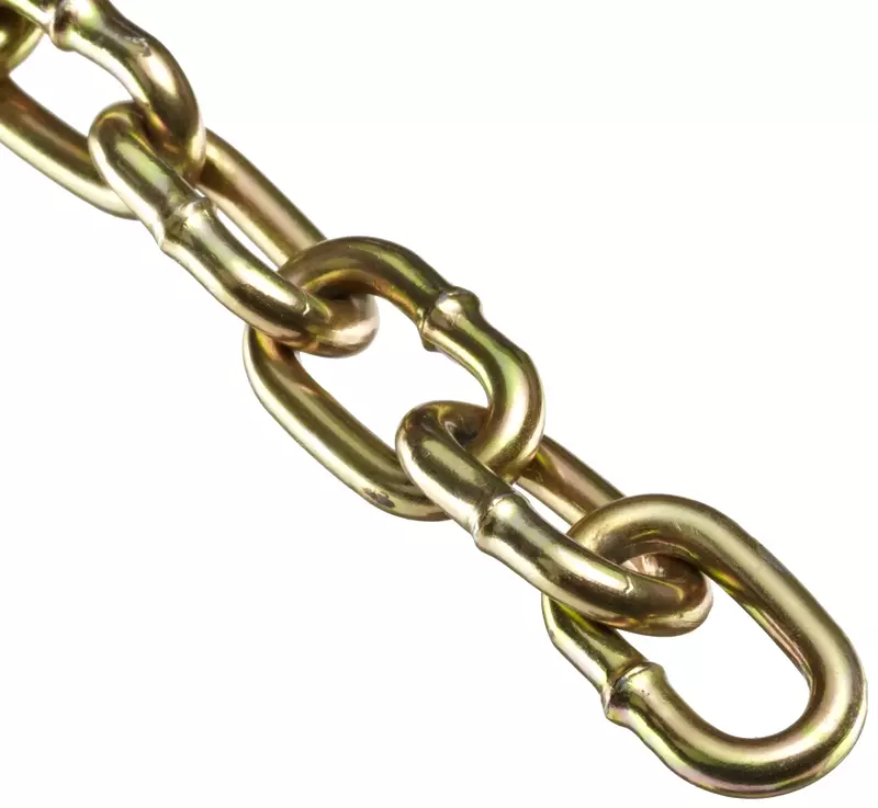 Campbell 0723367 Low Carbon Steel Straight Link Machine Chain on Reel, Brass Glo, #3 Trade, 0.14" Diameter, 50' Length