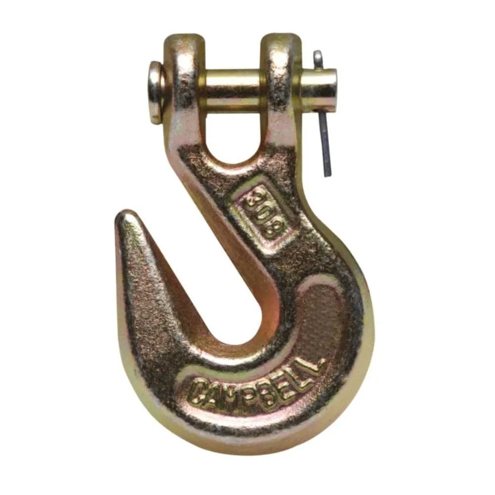 Campbell T9503415 5/16" Yellow Chromate Grade 70 Clevis Grab Hook