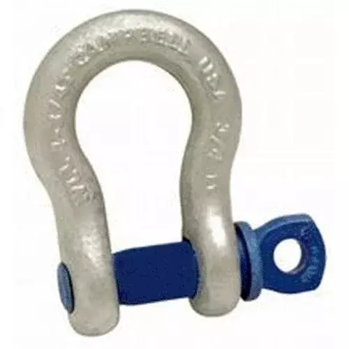 CAMPBELL Anchor Shackle, Screw Pin, 5/16" — 1,500 lb WLL, Galvanized