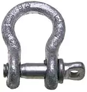 Anchor Shackle: Screw Pin, 4,000 lb Working Load Limit