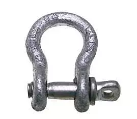 Anchor Shackle: Screw Pin, 9,500 lb Working Load Limit