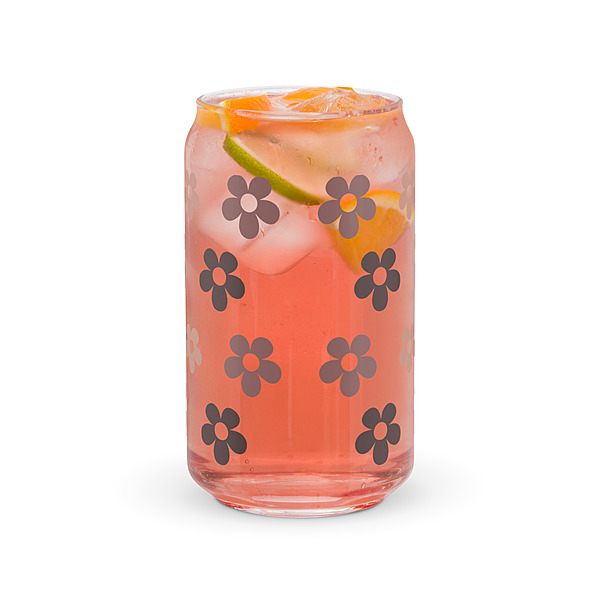 But First Iced Coffee Can-shaped glass