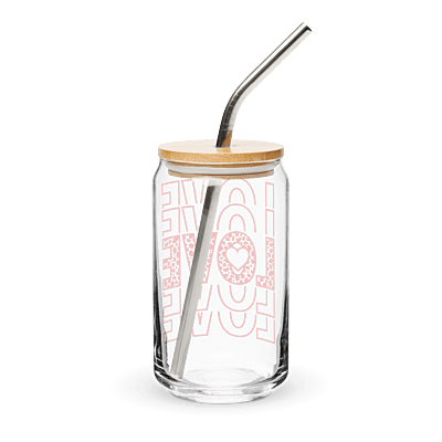 Love Stack Can-shaped glass