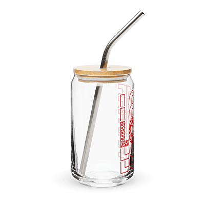 Love Stack Can-shaped glass