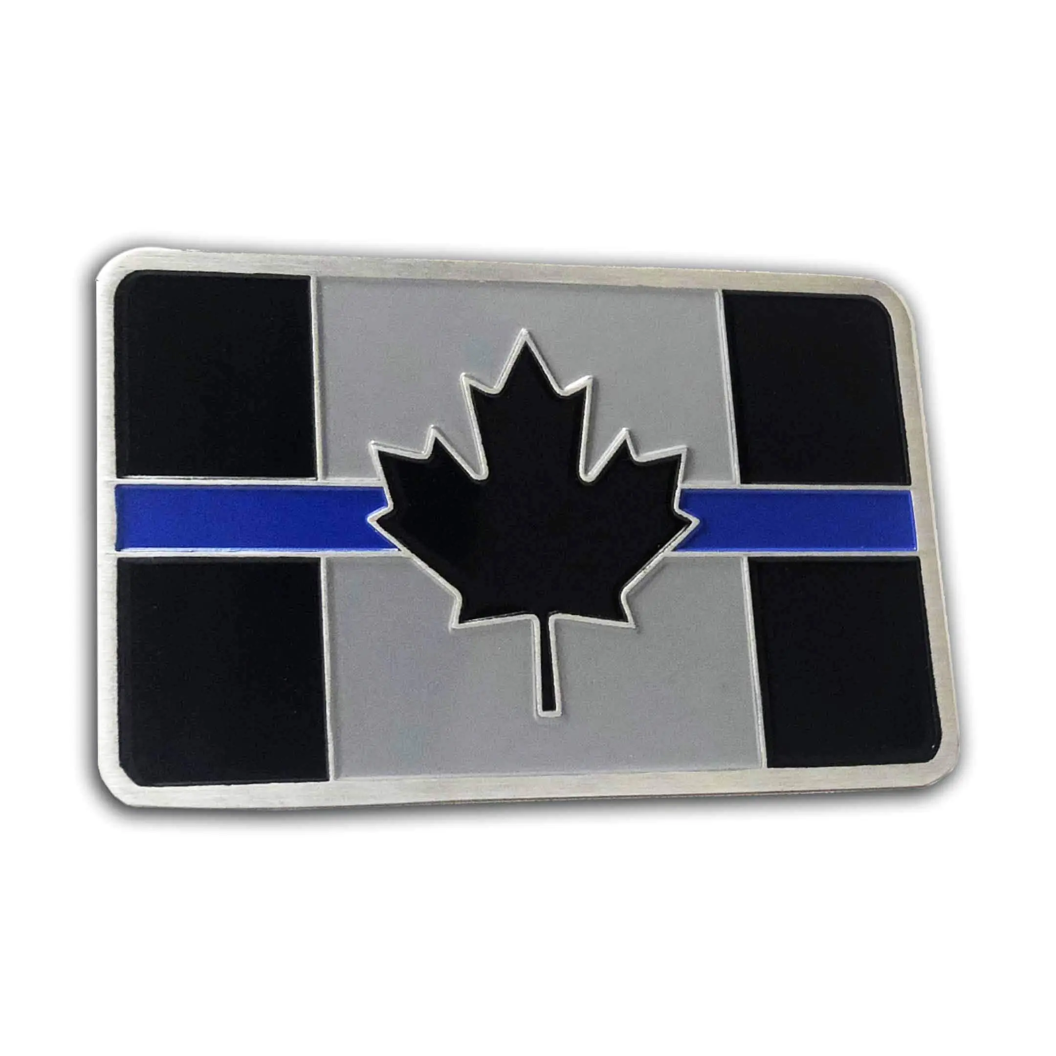 THIN BLUE LINE USA Aluminum Vehicle Emblem