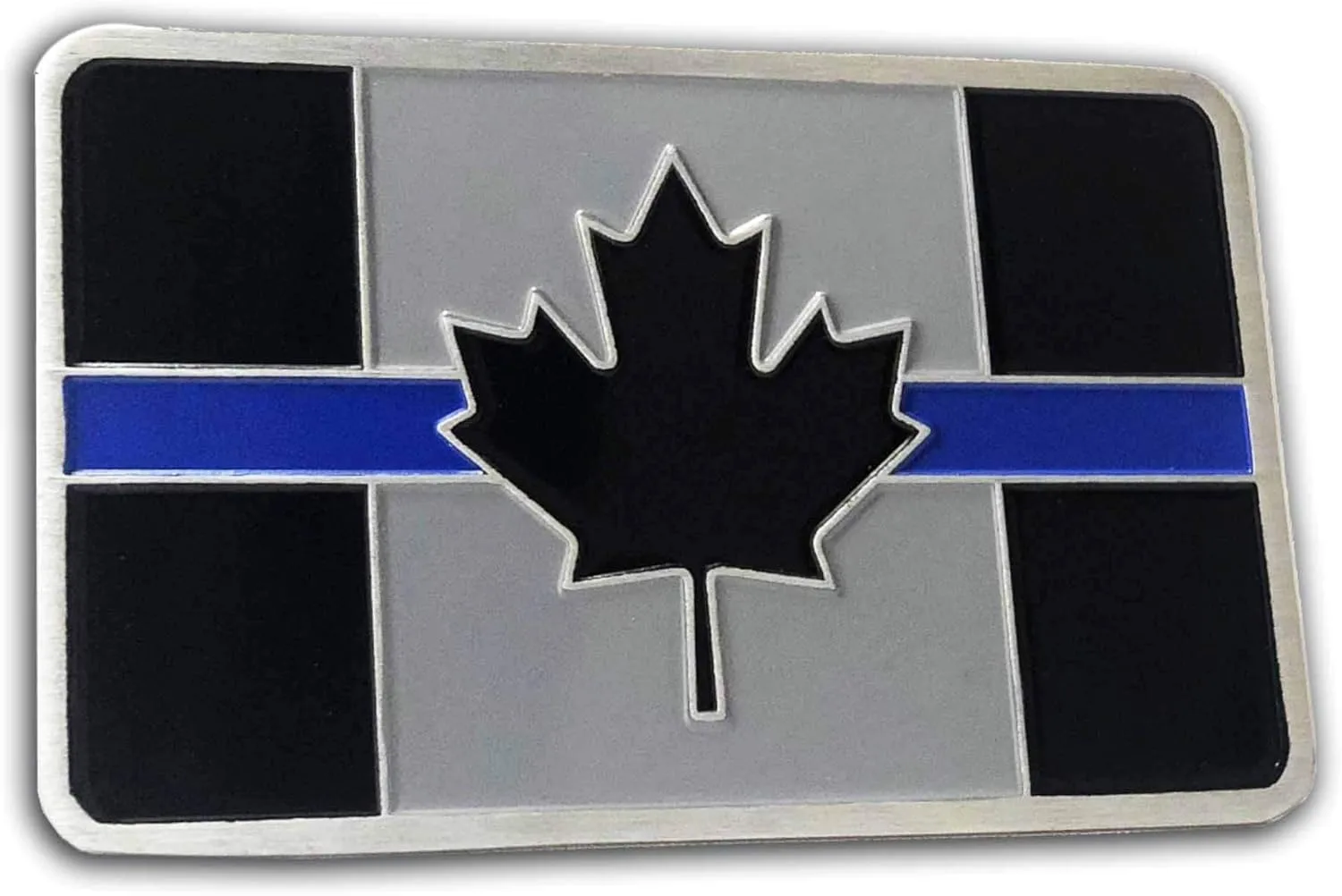 THIN BLUE LINE USA Aluminum Vehicle Emblem