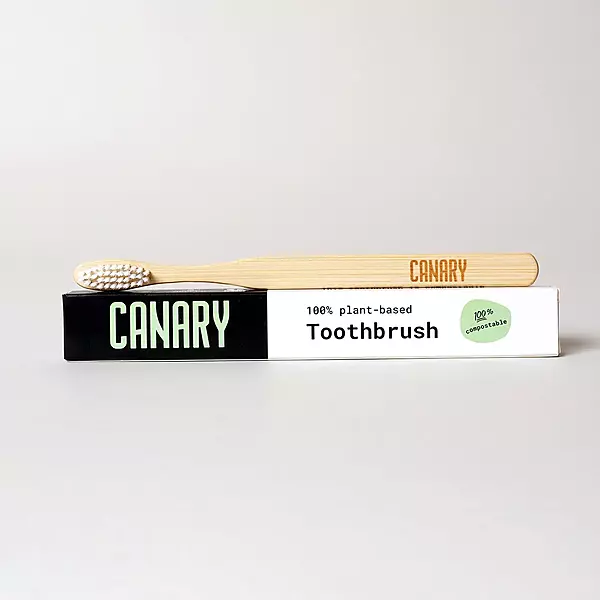 Canary Bamboo Toothbrush