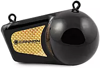 CANNON Downrigger Flash Weight Black Vinyl with Gold Prism