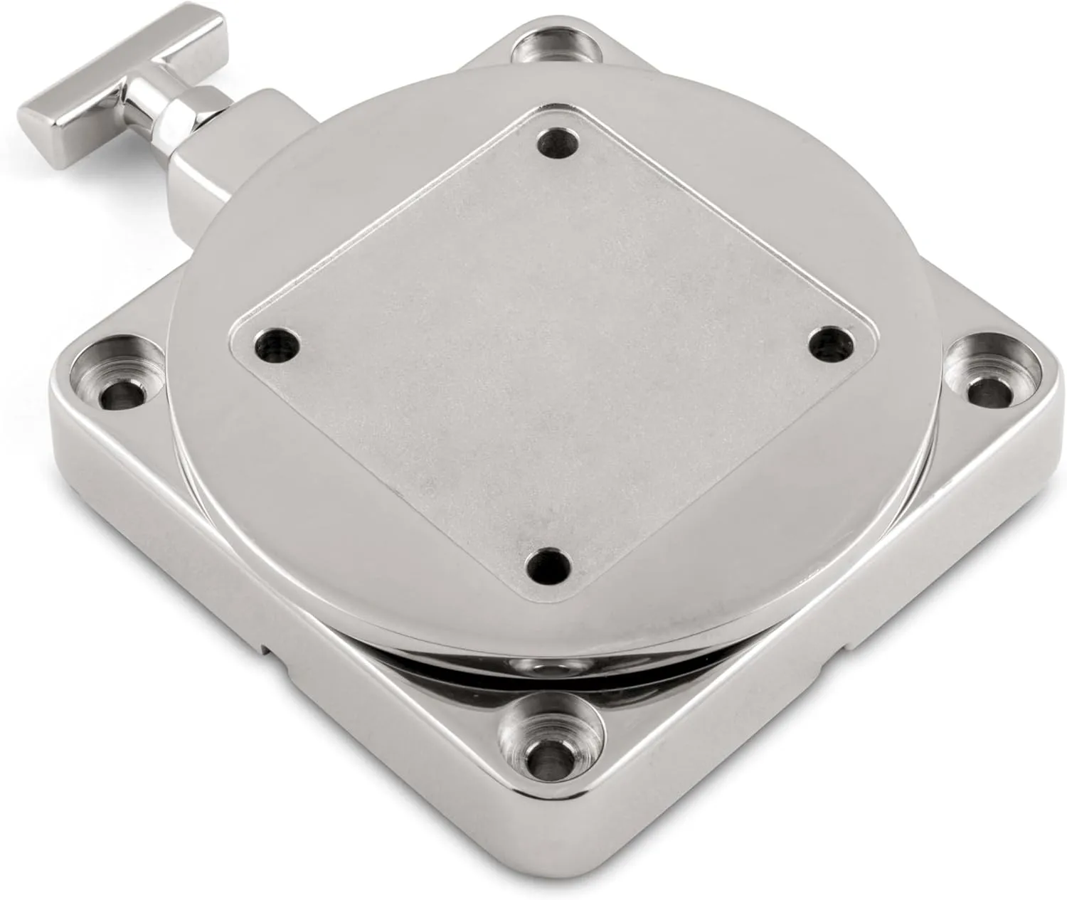 Cannon 1903002 Low-Profile Swivel Downrigger Mounting Base, Stainless Steel