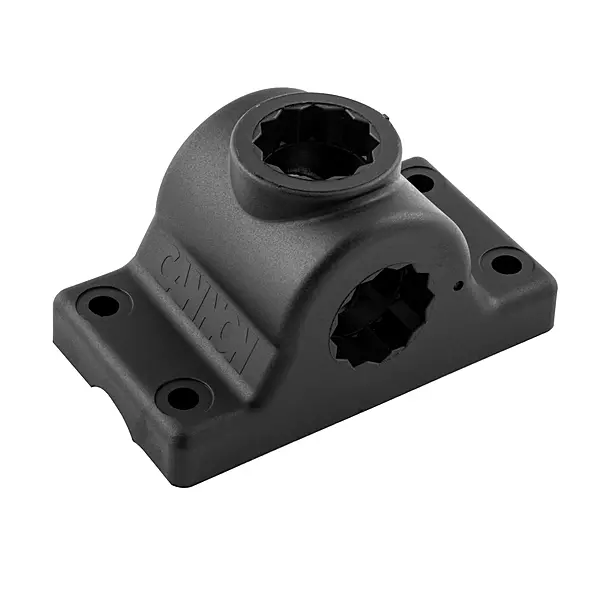 Cannon 1907060 Three-Position Adjustable Rod Holder Side / Deck Mount Adapter (Adapter Only)