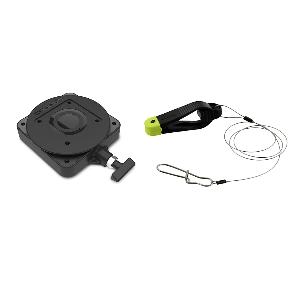 Cannon 2207003 Low-Profile Swivel Downrigger Mounting Base - Black Composite