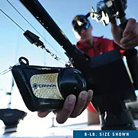 CANNON Downrigger Flash Weight Black Vinyl with Gold Prism