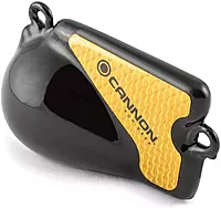 CANNON Downrigger Flash Weight Black Vinyl with Gold Prism