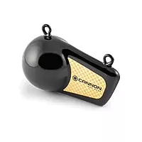 CANNON Downrigger Flash Weight Black Vinyl with Gold Prism
